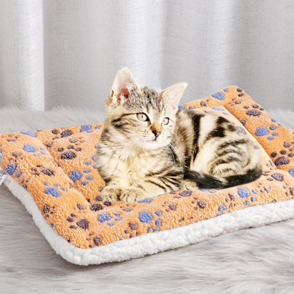 (56X38CM) Blødt kæledyrsfleece tæppe, hunde tæpper katte tæpper super