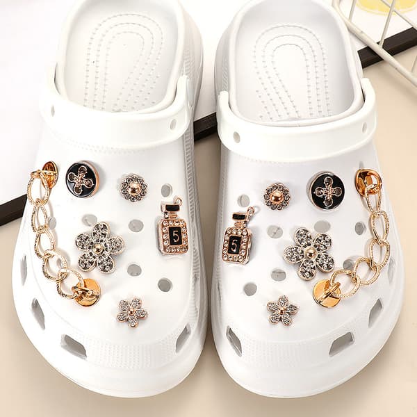 12 Crocs DIY-tilbehør Tredimensjonale hagesko-sko-spenne
