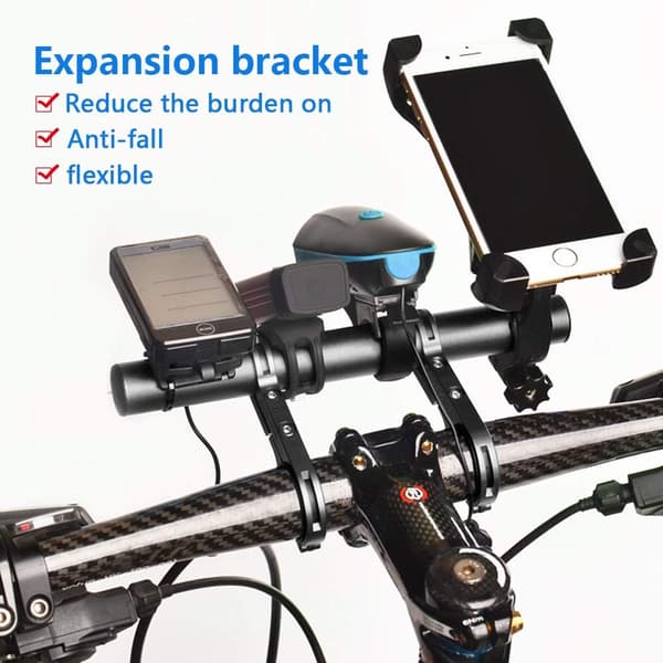 20cm Aluminiumlegering Cykelstyre Förlängare Klämma Förlängningsrör