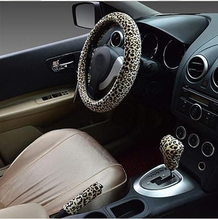 3 i 1 Mjuk Leopard Rattmuff Handbromshandtag Grepp Co