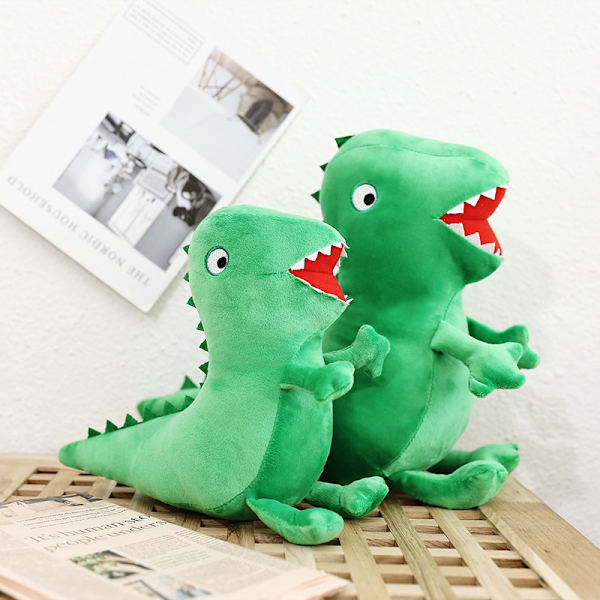 19cm Dinosaur Peppa Pig Anime Grøn Plys Legetøj