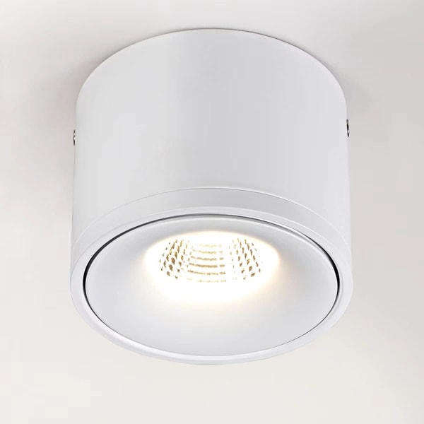 15W LED-downlight for tak, justerbar lampehusvinkel, I