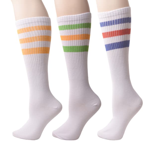 3 par Over the Calf Tube Socks