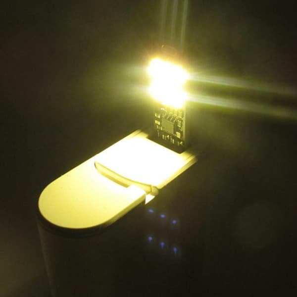 5 USB LED-lys til bærbart tastatur, ultralet, med 6