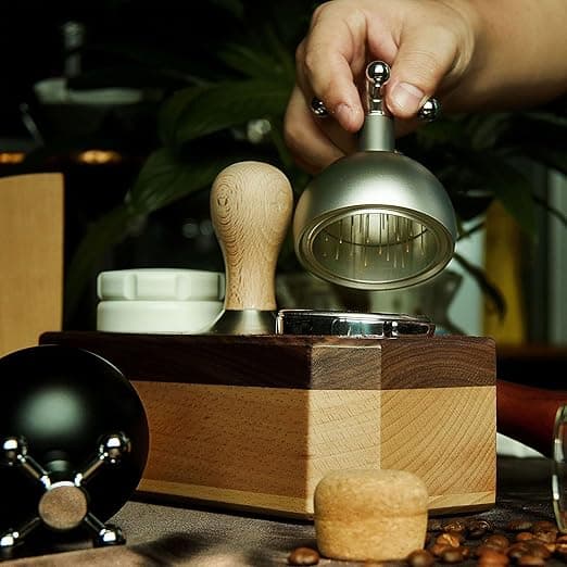1 stk kaffepulverfordeler, 58 mm nålespresso, Duplex Rolli