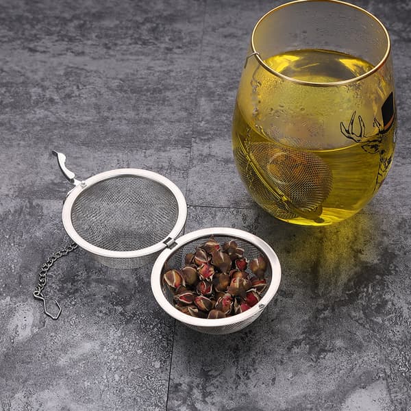 Te-infuser - GLUBEE rustfrit stål te-si, fødevaregodkendt mesh