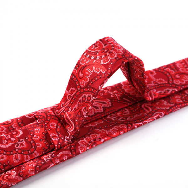 Ny klassisk Homme Paisley Silk Tie Slips