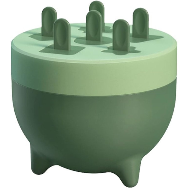 Isform för glasspinnar, PBA-fri isform för glasspinnar, 6-håls plastform för is, R