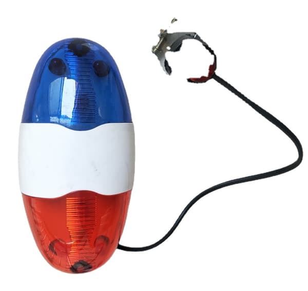Blå multifunktion 6 Led 4 Tone Bil Lys Elektronisk Horn