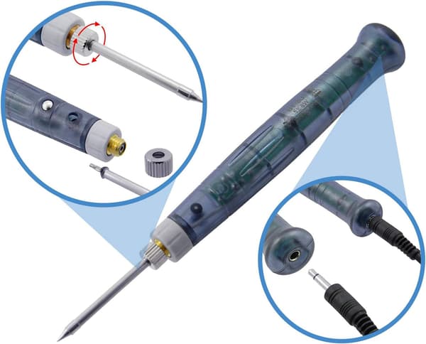 8W 5V Lödkolv USB-driven Mini Professionell Elektronisk Sol