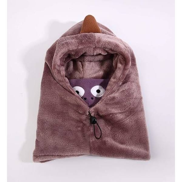 1 st rosa pojke vinter varm fleece hatt halsvärmare halsduk barn för Cy