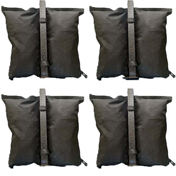 Set med 4 paviljongvikter att fylla med sand Vattenavvisande