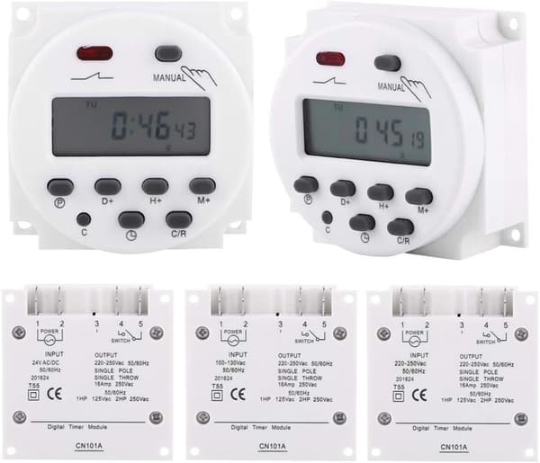 LCD Digital Timer Ukentlig Programmerbar Timer for Mikrodatamaskin Pro
