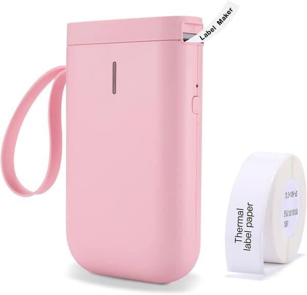Tarrakirjoitin teipillä, langaton, Bluetooth, kannettava, Cu