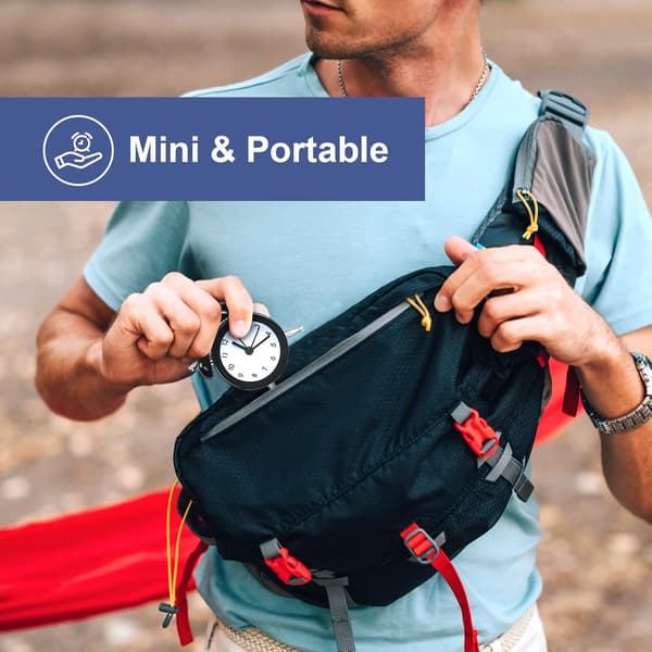 Mini-herätyskello, yöpöydänkellot, ei tikittävät pöytäkellot, retro