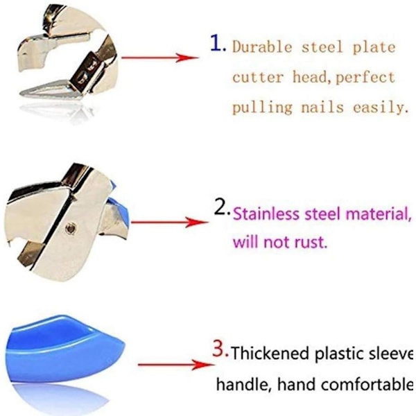2 stk stiftemaskin med gummigrep, effektiv stiftemaskin,