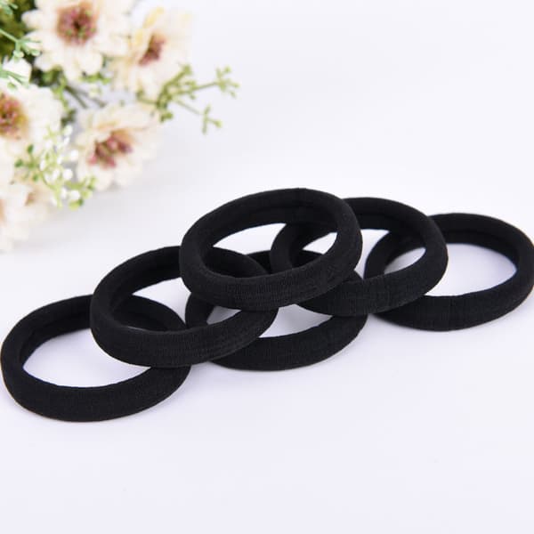 60 stk. Nylon elastiske hårbånd, ingen folder elastisk stof Larg