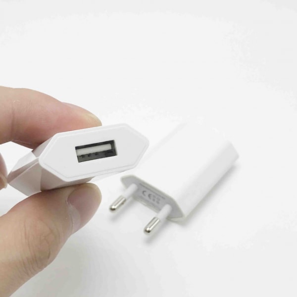 2 stk. oplader til iPhone / Samsung osv. 5V / 1A