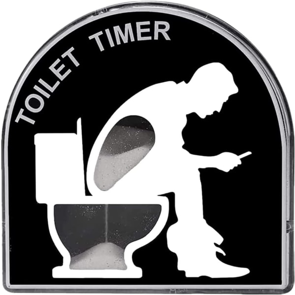 1st 5 minuters badrumstimer, rolig toaletttimglas för män, Husb