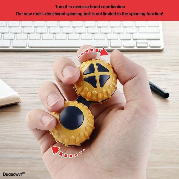 Premium Fidget Handheld Pad med ny snurrande funktion, Fidget Con