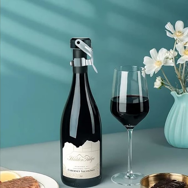 Champagne Prop til Flaske 4 Stykker Mousserende Vin Rustfrit Stål Ch