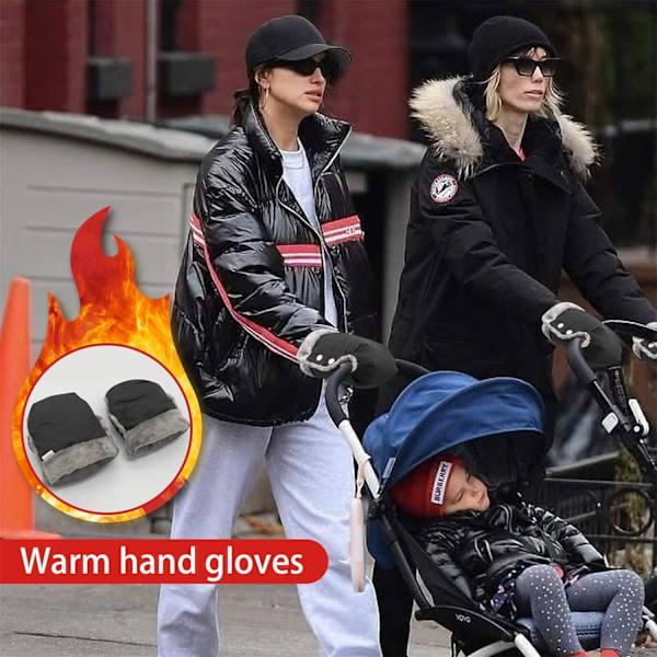 Barnvagnshandskar - Vinterhandskar - Varmfodrade handskar - Vattentäta handskar