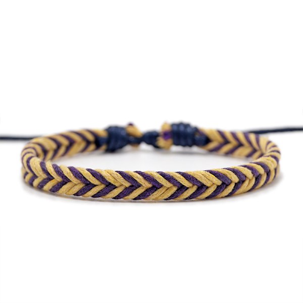 Surf armband för män och kvinnor, handvävd flerfärgad, vatten