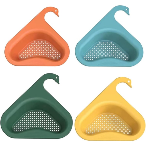 Avloppskorg för diskbänk, 4-pack Swan diskbänkssilkorg, kitc