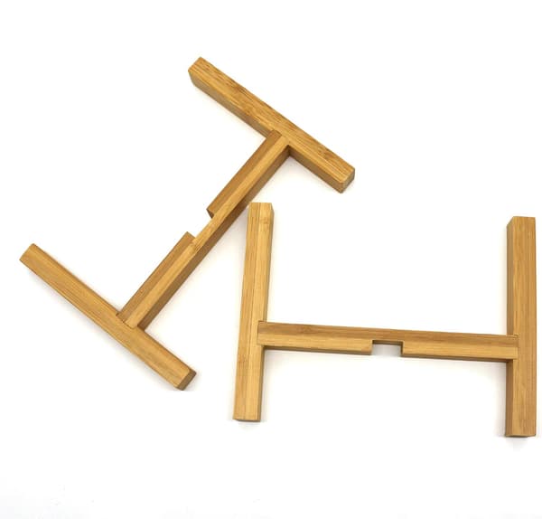 Rustik Primitiv Bambu Blomkruka Stöd för Inomhus / Utomhus Innerdiameter 16 cm