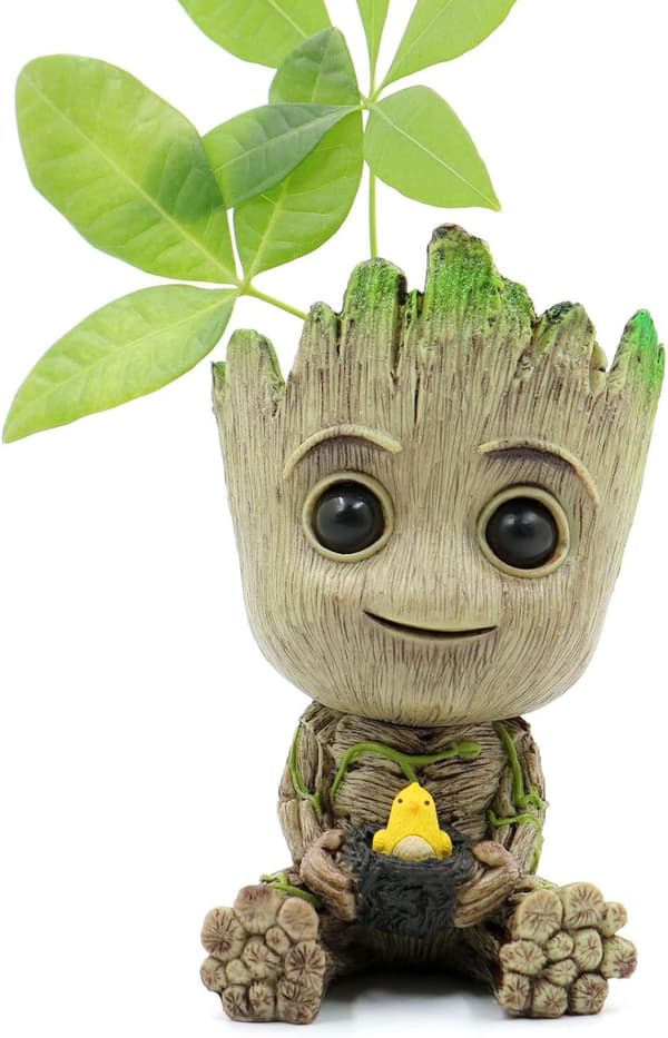 Groot Blomsterpotte, Sukkulent Actionfigur, Baby Groot Fuglerede