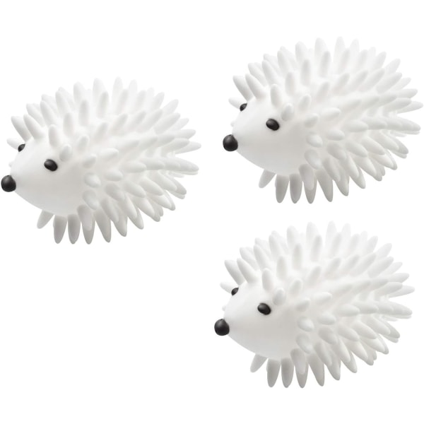 3kpl Hedgehog Dryer Balls Uudelleenkäytettävät kuivausrummut Porcupine Ball for Dryer