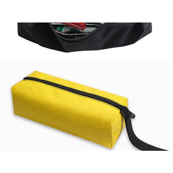 2-pack 30 x 10 x 10 cm (gul) små verktygsväskor, 600D polyester
