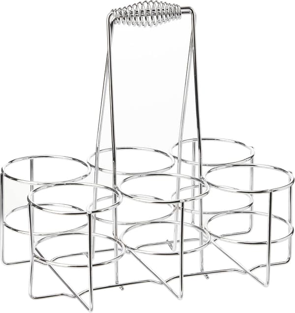 Krom metal flaskeholder