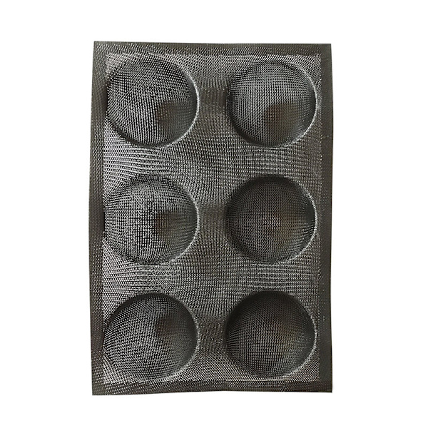 Silikoninen pyöreä leipävuoka, rei'itetty leipävuoka