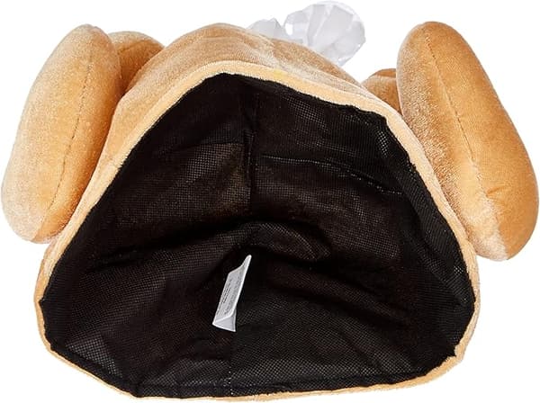 Friterad vuxenhatt, en storlek, brun