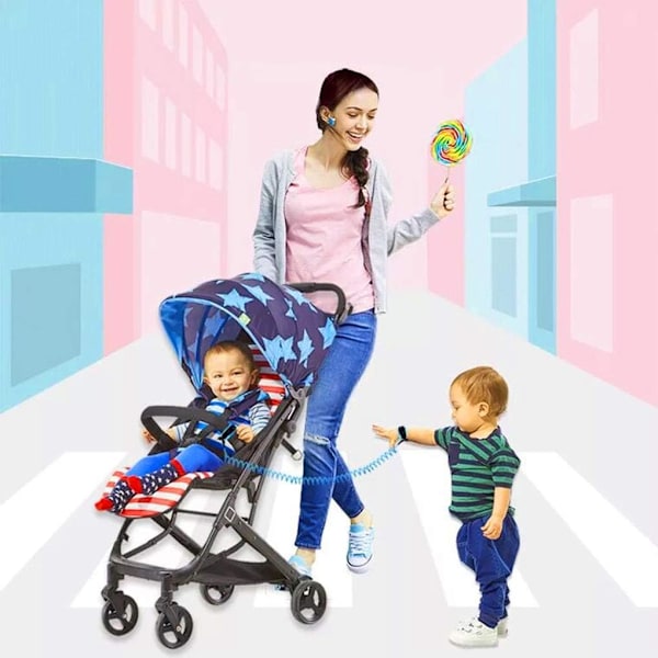 Anti Lost Wrist Link Bælte Baby Toddler Reins Safety Leash Wristba