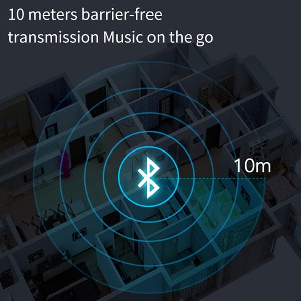 Bluetooth 5.0-adapter med LCD-skjerm, trådløs 3-i-1