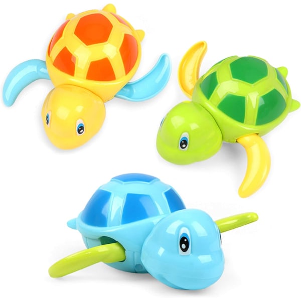 Barnpoolleksaker, Baby Fun Clockwork Simning Turtle Badleksaker, Cut