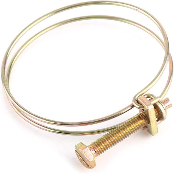 10 stk. Dobbelt slangeklemmer Justerbare slangeklemmer Slangeklemmer Vand