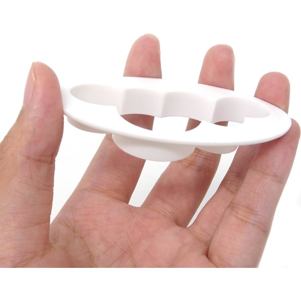 5 stk. forskellige Fluffy Cloud-formede kageudstikkere i plast