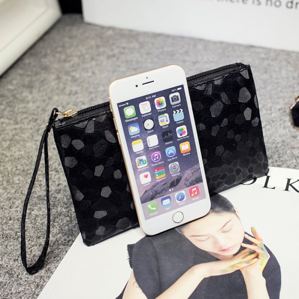 Kvinners laser paljettveske, Mini Lady Wallet Håndveske Mobiltelefon K