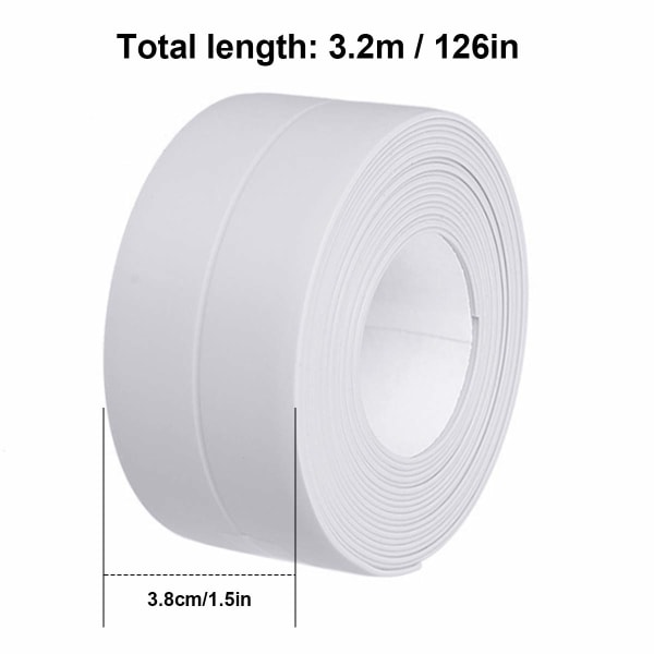 Waterproof Adhesive Tape Self-adhesive Seal Strip for Kitchen Sin