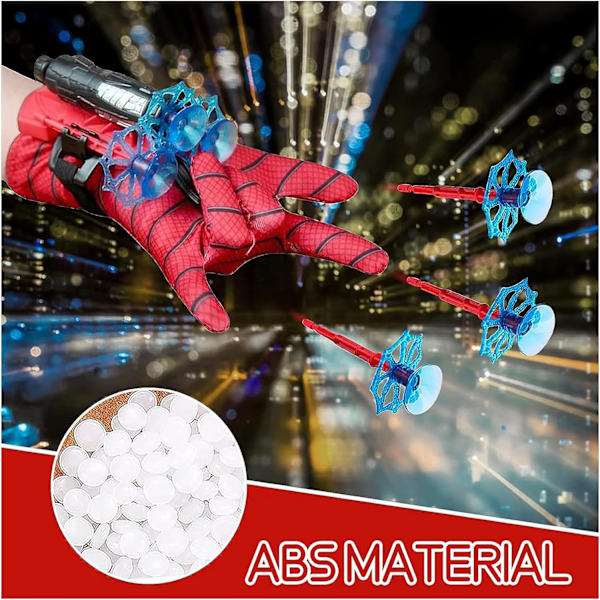 2-pack Spider-Man Launcher-handskar, Plastic Spider-Man Launcher Co