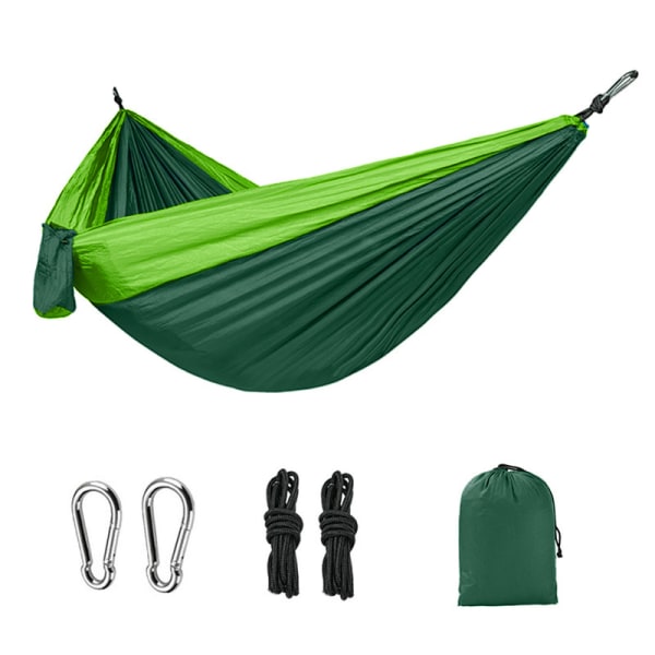 Matkailu Camping Hammock, Kevyt Kannettava Vedenpitävä Kaksinkertainen Ca