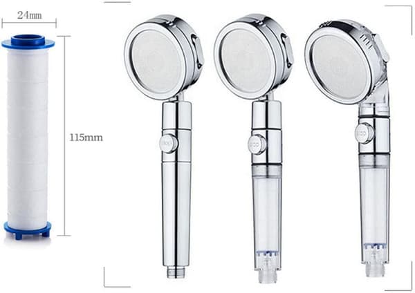 4 stk. PP-bomuldsfiltre, brusefilter sedimentationsvandfilter