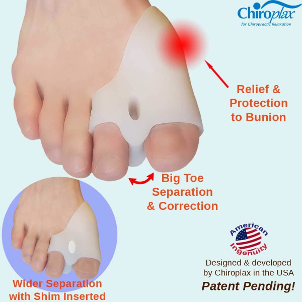 Bunion Corrector Relief Cushion Pads Guard Toe Separator Straight