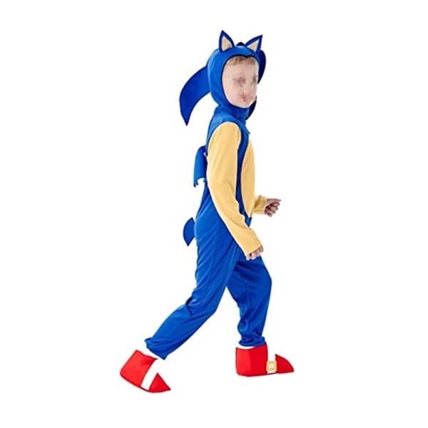 Sonic The Hedgehog Barnkostym för Barn, Barnkläder Sonic t