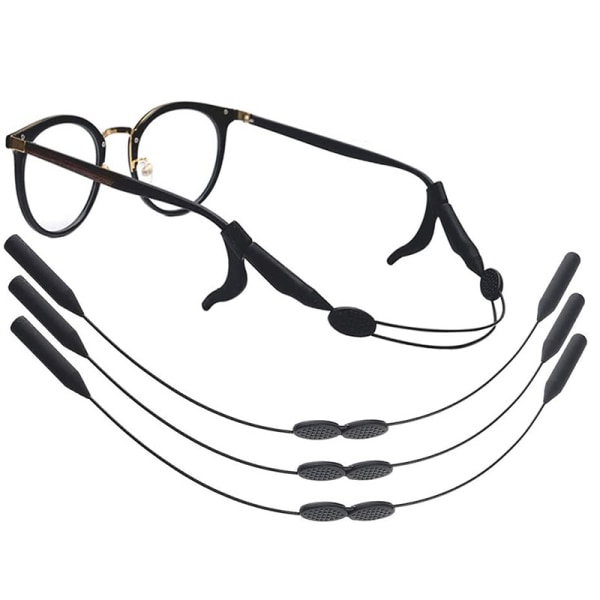 6-pack justerbara solglasögonband sportglasögonhållare unisex E
