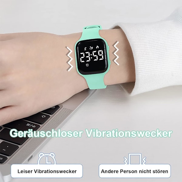 Fitness Aktivitetstracker, Ingen APP Ingen Bluetooth, 1 times opladning til