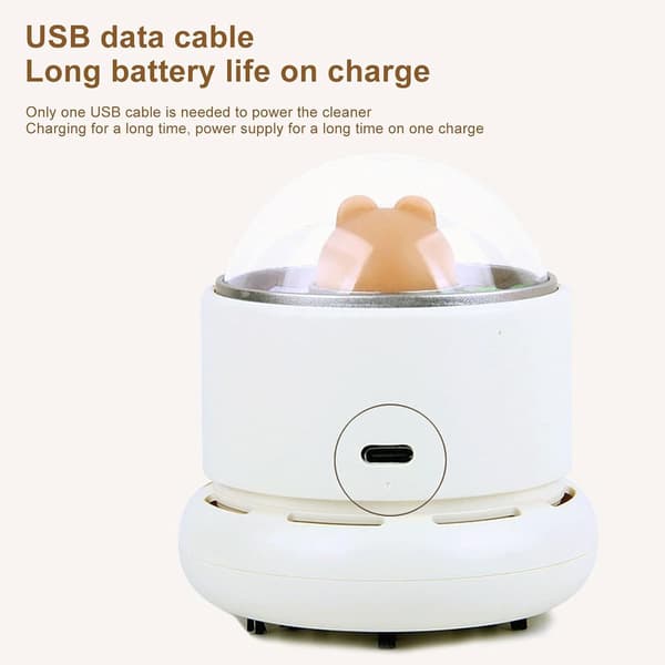 Bordsdammsugare, Smart Desk Vacuum Cleaner, USB